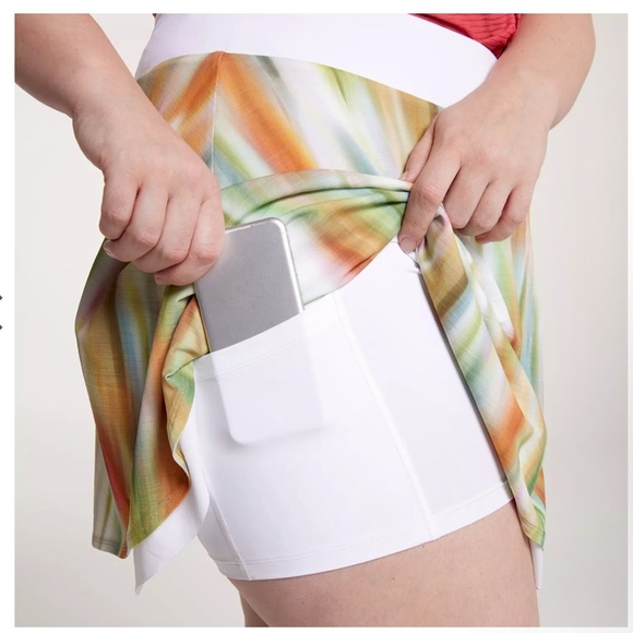 NWT CALIA Women's Double Layer Mesh Golf Skort size Large. 50+ UV protection - Picture 8 of 8